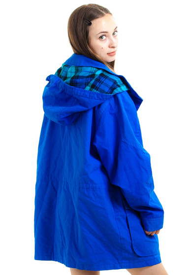 Vintage 80's Flannel-Lined Blue Boy Jacket