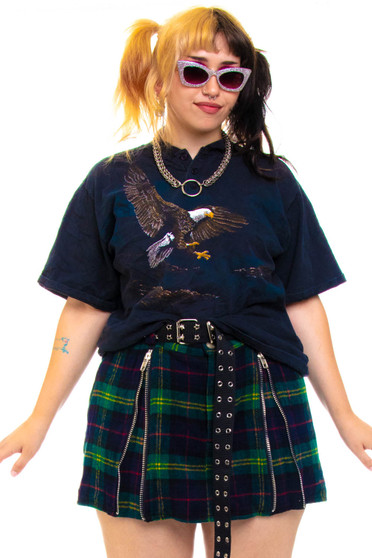 Vintage 90's Faded Distressed Eagle Graphic T-Shirt