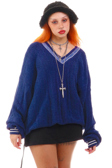 Vintage 90's V-neck Pullover Sweater