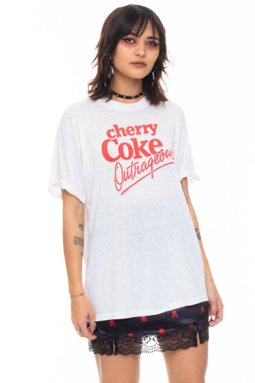 Vintage 80's Single Stitch Cherry Coke T-Shirt