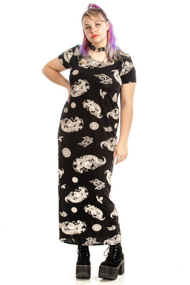 Vintage 90's Grunge Girl Maxi Dress