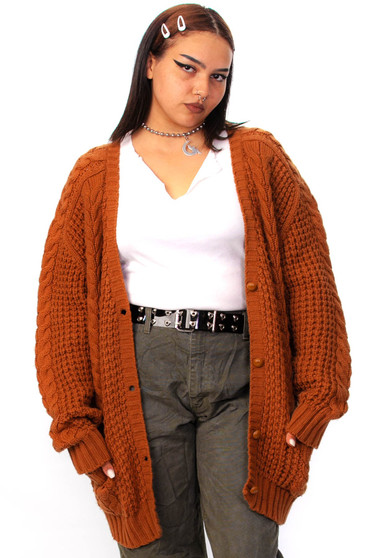 Vintage 90's Mustard Easy Cardigan