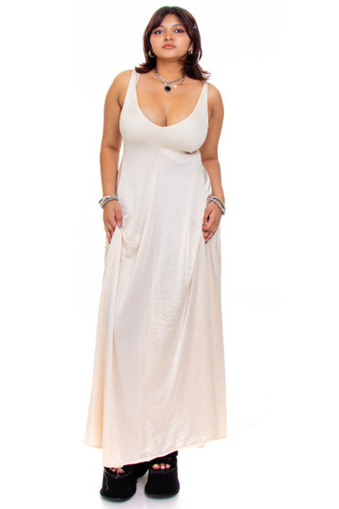 VIntage 90's Angelic Slip Maxi Dress