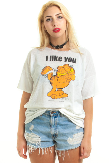 Vintage 1978 Destroyed Garfield Tee