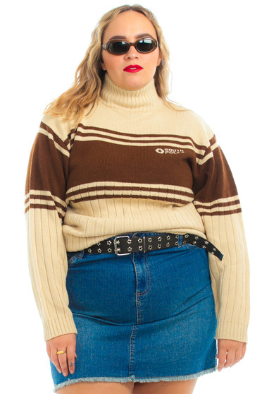 Vintage Y2K South Pole Oatmeal Cookie Sweater