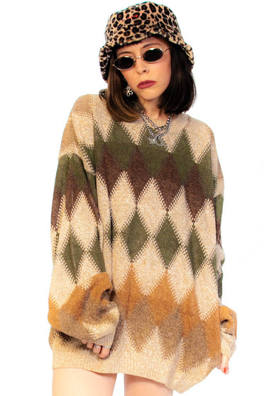 Vintage 90's Liberty Oatmeal Sweater