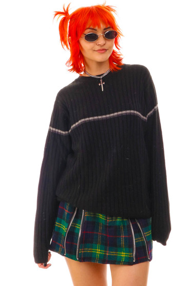 Vintage 90's Express Ribbed Skater Sweater
