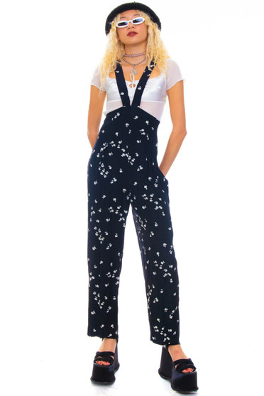 Vintage 80's Micro Floral Jumpsuit
