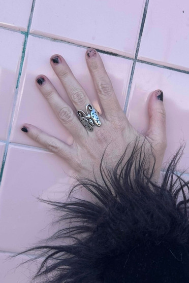 Butterfly Stainless Steel Ring