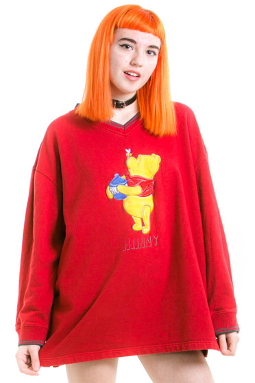 Vintage 1990s Pooh Bear Pullover Sweatshirt