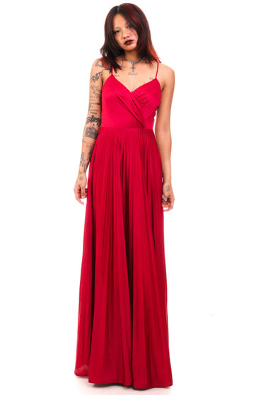 Vintage 70's Valentine Maxi Dress