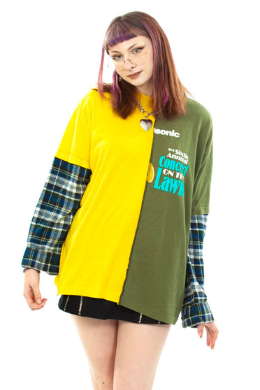 Vintage Reworked Patchwork Longsleeve T-Shirt