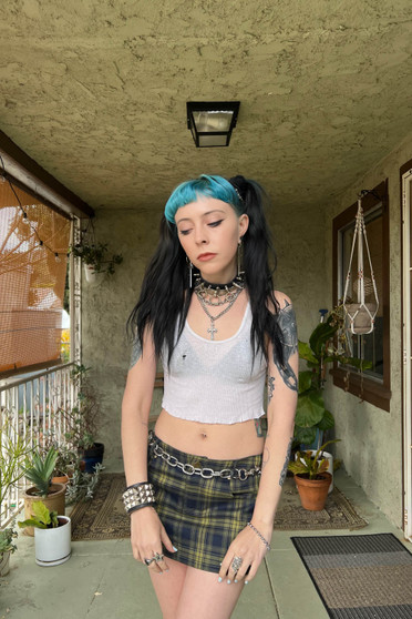 Blair Plaid Mini Skirt