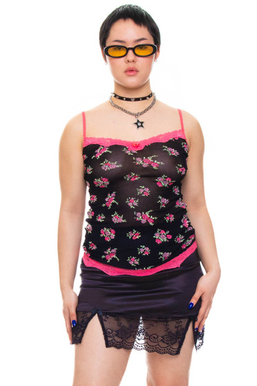 Vintage Y2K Mesh Bouquet Cami