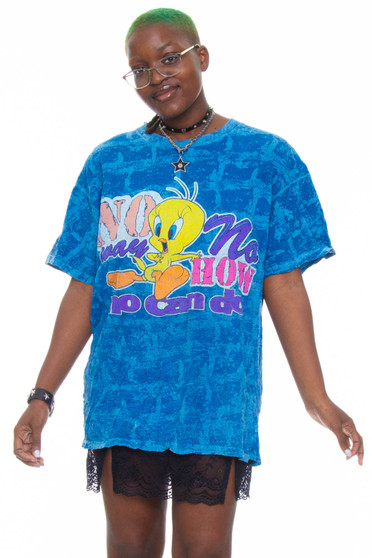 Vintage 1998 Tweety Bird No Can Do Tee