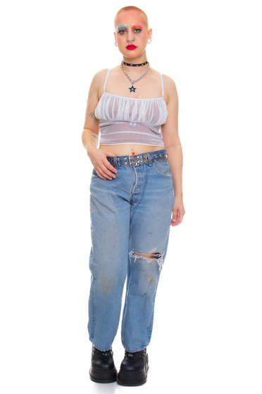 Vintage 90's Distressed Levi 501's Jeans