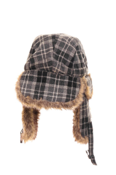 Vintage Y2K Fur Fuzzy Trapper Hat