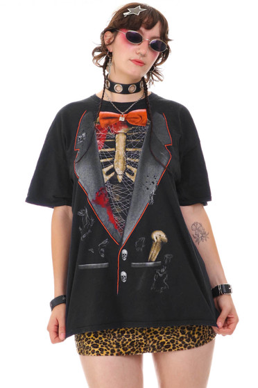 Vintage Skeleton Tuxedo T-Shirt
