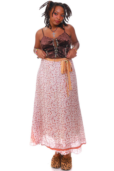 Vintage 90's Reversible Wrap Skirt