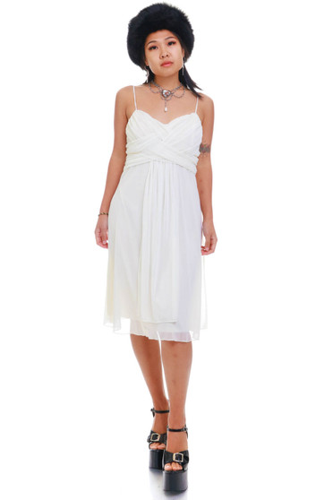 Vintage 90's Alyn Paige White Dress