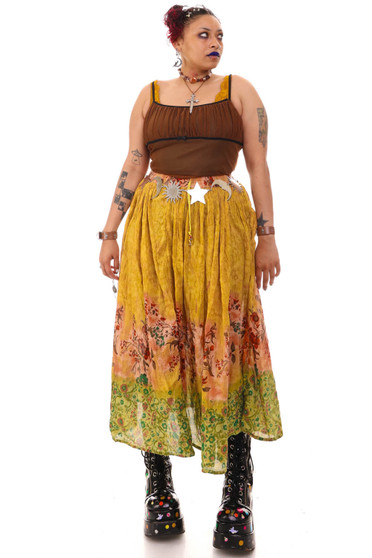 Vintage 90's Take Two Cotton Maxi Skirt