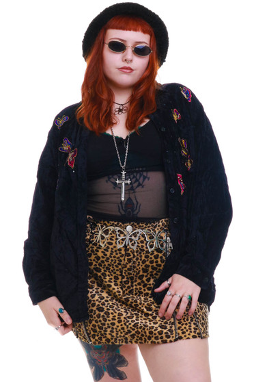 Vintage 90's Button Up Butterfly Top