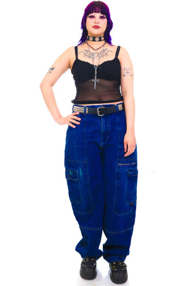 Vintage 90's Perry Ellis Dark Wash Carpenter Jeans