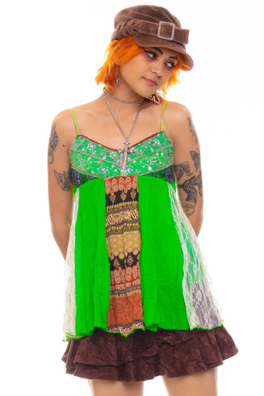 Vintage Y2K Sequined VMA top