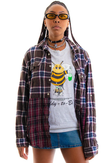 Vintage 90's Reworked Flannel 3