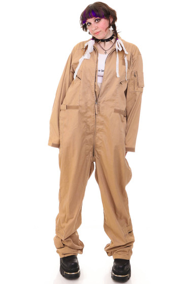 Vintage 90's Tan Flyer Jumpsuit 1