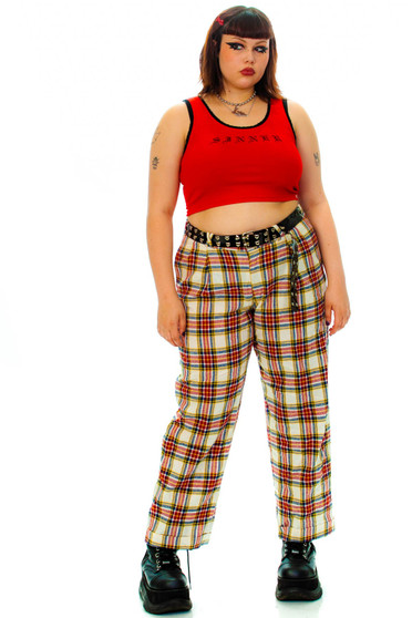 Vintage 70's Navy & Red Slacks