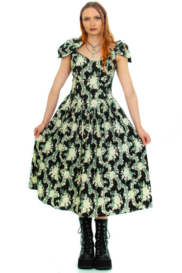 Vintage 80's Gunne Sax Floral Dress