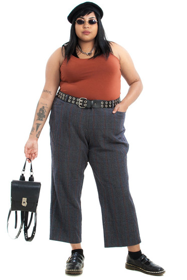 Vintage Y2K Plaid Trousers 1