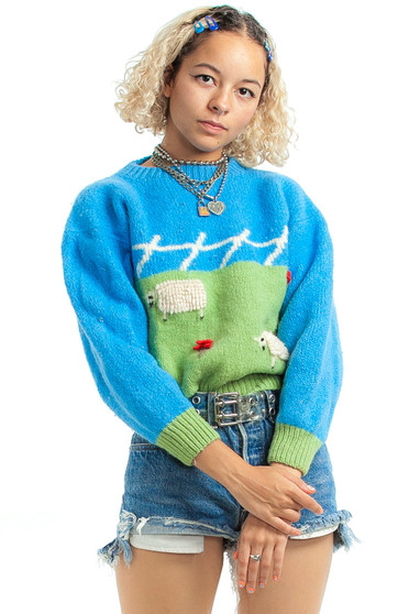 Vintage 80's Li'l Lamb Sweater