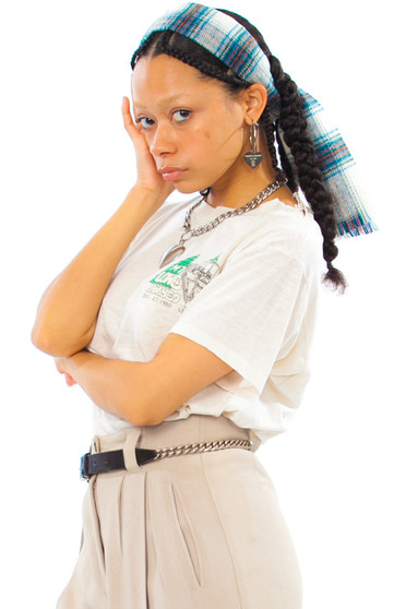 Vintage 80's Japanese Flannel Scarf