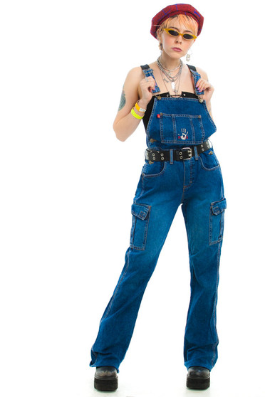 Vintage 90's Mudd Cargo Overalls