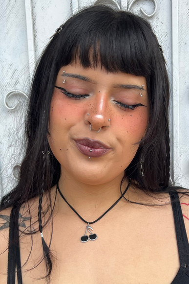 Black Cherry Cord Necklace