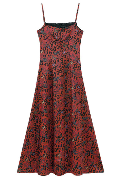 PRE-ORDER: Cora Rose & Thorn Printed Empire Waist Maxi Dress