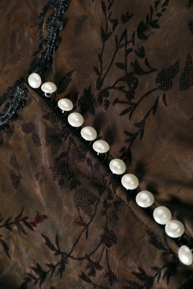 Doll Face Velvet Flocked Babydoll Top