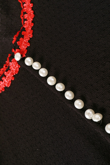 PRE-ORDER: Doll Face Black Pointelle Babydoll Top