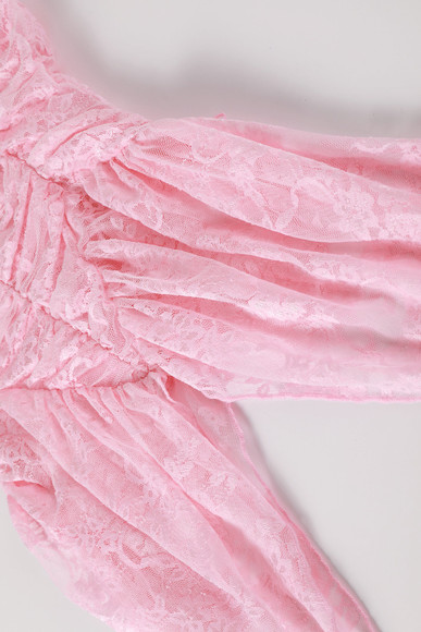 PRE-ORDER: Fairy Tale Pink Lace Top