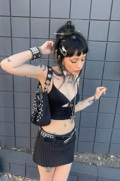 Gabrielle Studded Purse