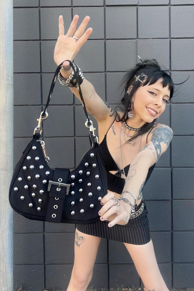 Gabrielle Studded Purse