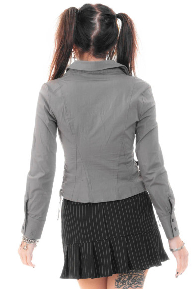 Libby Cement Corset-Lace Shirt