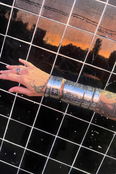 Teddy Bear Stainless Steel Bangle