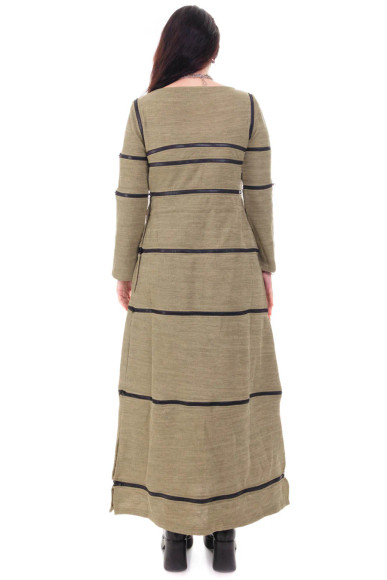 40-in-1 Olive Green Zip-Off Convertible Dress