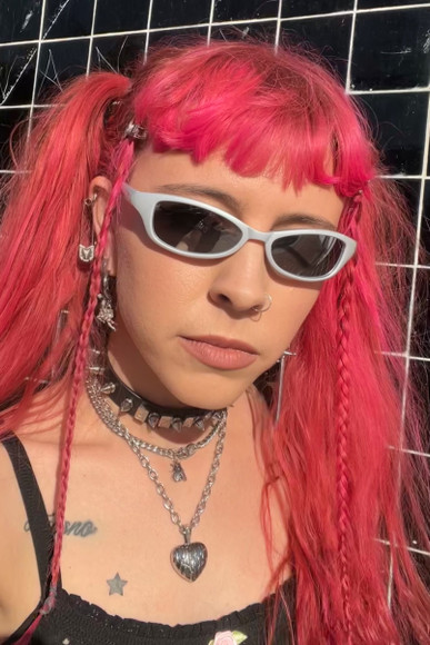 Cat Viper Silver Sunglasses