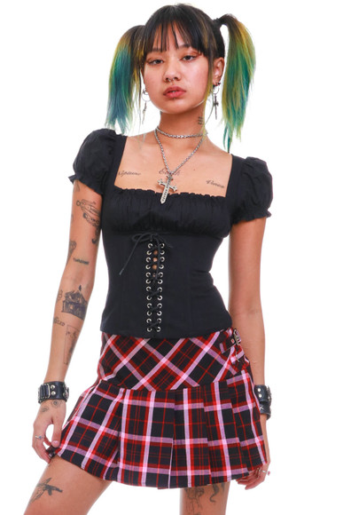 Alice Black Underbust Corset Top
