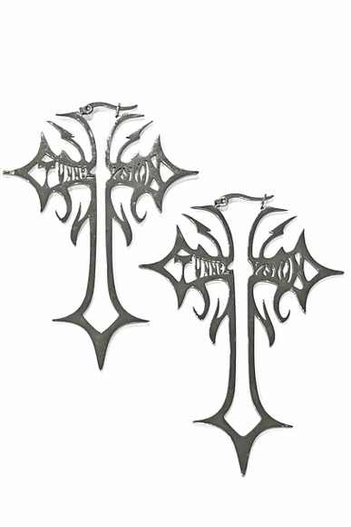 Gothique Cross Earrings