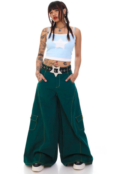 Strip Mall Green Twill Baggies